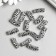 Busina for creativity Metal "Bulge with flowers" silver G148B443 0.8x2 cm