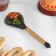 Wooden spoon "Chernushka", semi -Babaska, Khokhloma