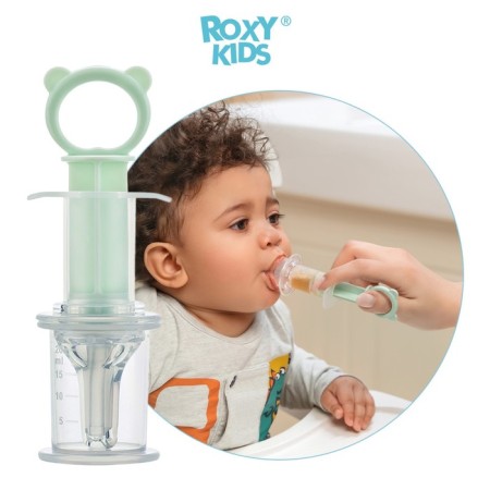 Disator for drug input, mint-green color