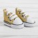 Sneakers for puppets "Terrious", sole length: 5 cm, gold color