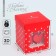 Gift folding box with 3D effect, packaging, “with love”, 11 x 11 x 13 cm