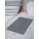 Bathroom mat with an absorbent effect, size 40x60 cm, color wet asphalt