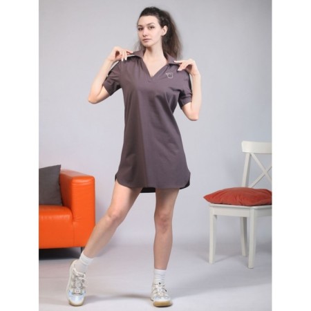 Women's dress "kitten", size 50, brown color