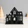 Summary metal for 2 candles "houses" d = 4 cm 14.5x6x13 cm