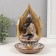 Buddha and Golden Lotus Budders stand and gold 37x6x30 cm