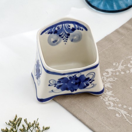 Sponge stand, 6x9 cm, gzhel, porcelain-2