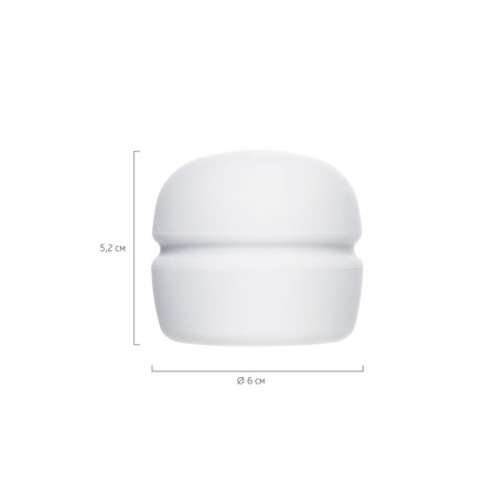 Magic Wand Silky Touch for Massager Europe, silicone, white, 4.5 cm-9