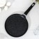 Pancake pan, d = 24 cm, plastic handle, anti -stick coating, dark marble color