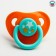 Latex-Latex classic “Fun mood” nipple, from 0 months., Mix color