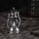 LED figure "Silver Lantern" 8 × 12 × 6 cm, plastic, batteries AG13x3, glow warm white