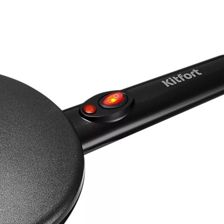 Electric pancake KitFort KT-1677, submersible, 800 W, D = 20 cm, black-2