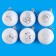 Set for creativity. Christmas balls for coloring "FALITAL TALE", 6 pcs
