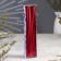 A set of antique candles, 2.2x 30 cm, 4 pieces, ruby ​​metallic