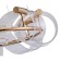 Suspension "Early", size 50x150 cm 6x10W, LED 3000K