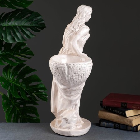 Figure with a pot "Girl with a basket" aged, 1l / 30x64x32cm-2