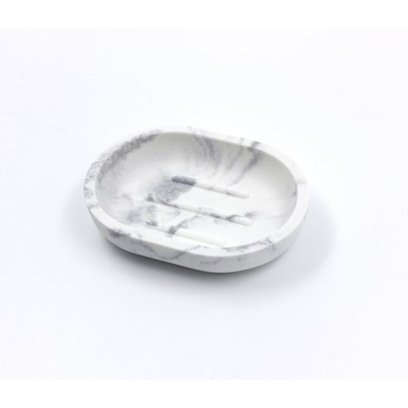 Joy Home soap dish, Polyires, white marble-2