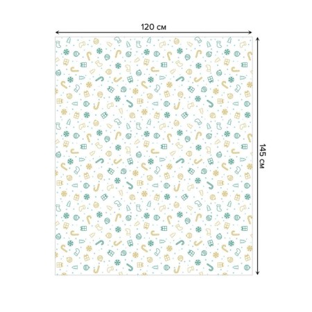 The tablecloth “Atmosphere of the holiday”, rectangular, oxford, size 120x145 cm-1