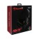 Marvo H8618 BK headphones, game, full -size, microphone, USB, 2 m, RGB, black
