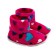 Women's slippers, pink heart color, size 39