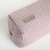 TEXTURA lightning cosmetic bag, pink color