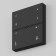 Technical DRC034-8-B, 9.1x8.6x1.5 cm wireless control panel, black color is
