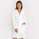 Women's robe, white color, size 44 (s)
