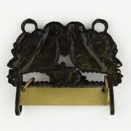 The key a wall -mounted "Happiness and Love", 8 x 6.2 cm.-3