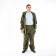 Wall-protective camouflaged costume, size 52-54, color mix