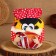 Charm - Brownie "Sanya with an accordion", h = 20 cm