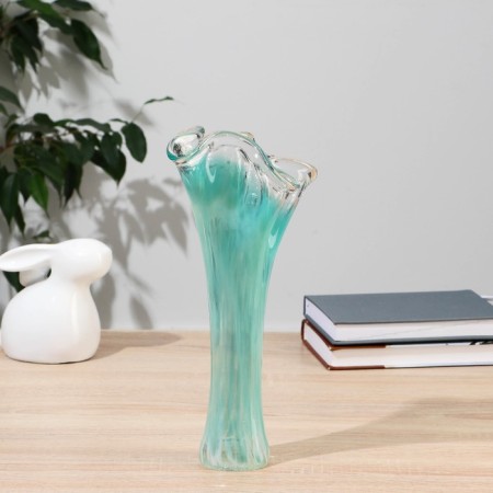 Vase "Wave" 28 cm, green-1