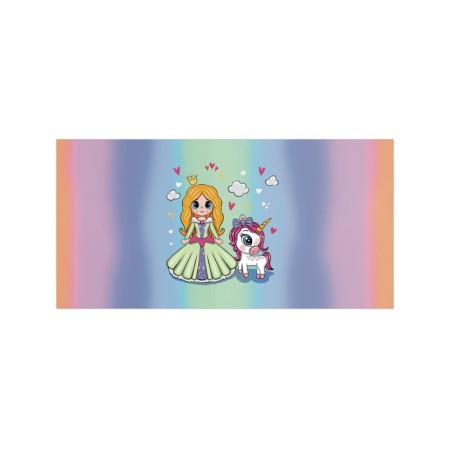 Basket for toys "Princess and unicorn, size 35x50 cm-1