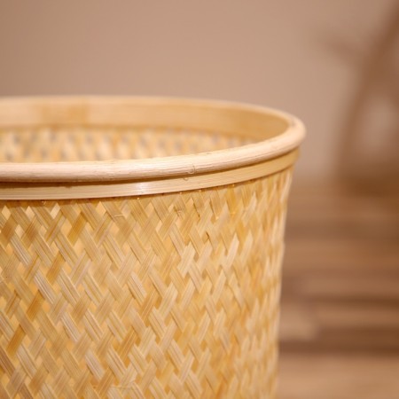 Wicker basket, from bamboo 27x27x30 cm-5