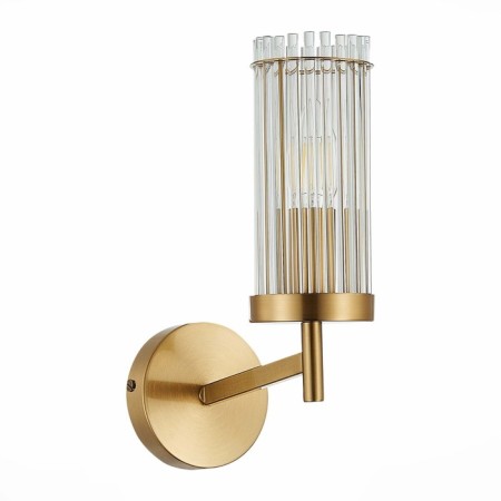 Sconces st. SL1233.301.01. Bitonto. 1x60 W, E14, 10x28 cm, brass color