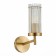 Sconces st. SL1233.301.01. Bitonto. 1x60 W, E14, 10x28 cm, brass color