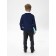 Knitted cardigan for a boy Pure Love, height 134 cm, blue color