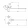Fashun A2213 bath mixer, one -leaf, pour 370 mm, with a shower set, chrome