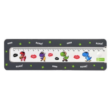 Penal case with a ruler, 64 x 210 x 25 mm, plastic, "bright everyday life"-1