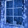 Garland "Curtain" 2 × 9 m, IP44, UMS, dark thread, 1800 LED, white glow, 220 V