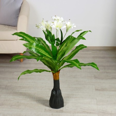 Artificial bush "with flower" 90 cm, mix