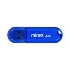 Flash drive Mirex Candy Blue, 4 GB, USB2.0, th Up 25 MB/s, PBU up to 15 Mb/s, blue