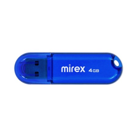Flash drive Mirex Candy Blue, 4 GB, USB2.0, th Up 25 MB/s, PBU up to 15 Mb/s, blue