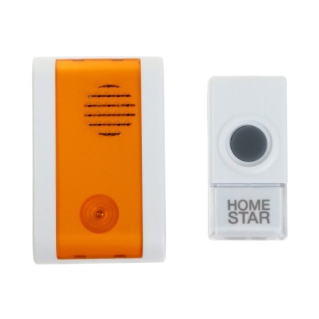 Homestar HS-0106WP call, electric, wireless, 32 melodies, from batteries, yellow