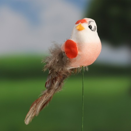 Plug "bird Blide Blue" 3x5cm, length 9cm