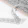Braid decorative, metallized, 10 ± 1 m, 20 mm, silver color