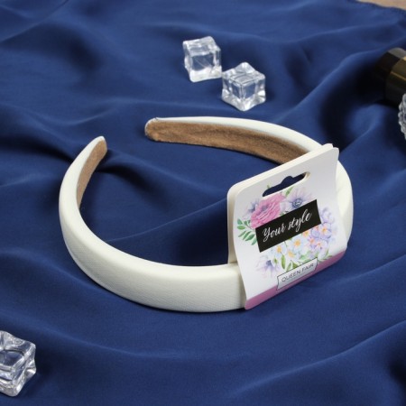 Hair rim "Jeannette" Galant, 2 cm, beige-1