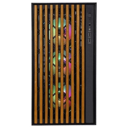 Корпус Formula TimberLine T0 черный без БП mATX 6x120mm 6x140mm 2xUSB3.0 audio-1