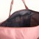 Sports bag with lightning, with an increase, external pocket, pink color
