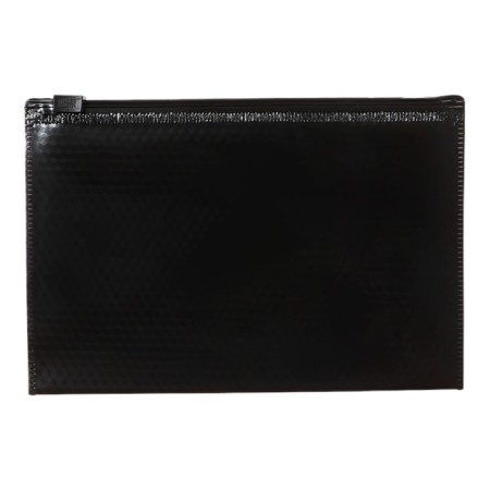 The convert folder on the ZIP-Molniya C6 (175x117 mm), 180 μm, Erichkrause "Diamond Total Black", opaque, embossing, black-2