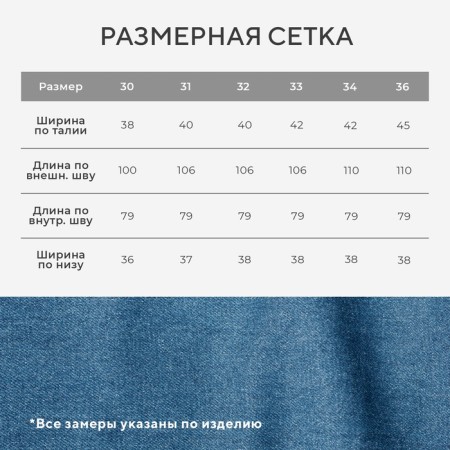 Men's jeans mist size 36, blue-7