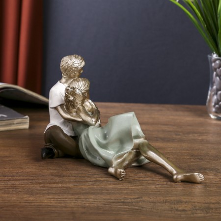 Souvenir Polystone "Falter couple" 11.5x21x9 cm-4